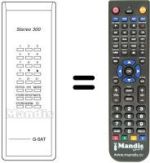 Replacement remote control STEREO 300