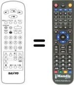 Télécommande équivalente 1AV0U10B09701