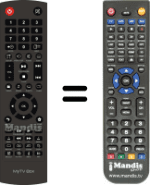 Replacement remote control STOREX MY TV BOX