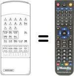 Télécommande équivalente Mivar 22 C 7L MONO