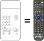 Télécommande équivalente TC 110