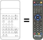 Télécommande équivalente TC 111