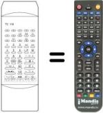 Télécommande équivalente TC 118