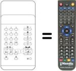 Télécommande équivalente TC 112