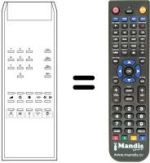 Télécommande équivalente TC 200