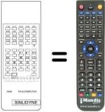 Télécommande équivalente TELECOMPUTER 5520