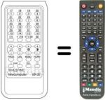 Télécommande équivalente Sinudyne EOS 16234