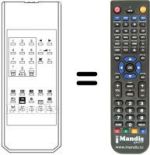 Télécommande équivalente TELECOMPUTER OSD