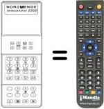 Télécommande équivalente TELECONTROL 2300