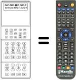 Télécommande équivalente TELECONTROL 2301