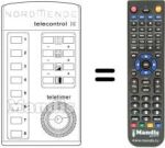 Télécommande équivalente 583.254