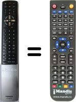 Télécommande équivalente Toshiba 46 WL 863