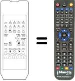 Replacement remote control TP 615