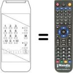 Replacement remote control TP 862