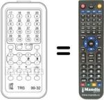 Télécommande équivalente TRS 99 / 32