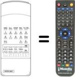 Télécommande équivalente TT 17