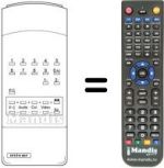 Télécommande équivalente TT 18