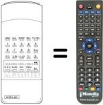 Télécommande équivalente TT 20