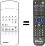 Télécommande équivalente TT 22