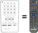 Télécommande équivalente TT 4