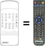 Télécommande équivalente TT 8-99