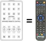 Replacement remote control PRANDONI TVC 618