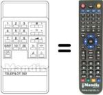 Télécommande équivalente TP 390