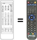 Télécommande équivalente US 0389
