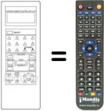 Télécommande équivalente Amstrad VCR 4700