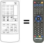 Télécommande équivalente GALAXY VH 221 RC