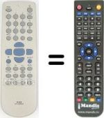 Télécommande équivalente VRF 2 PA