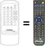 Télécommande équivalente LG CFT 9745