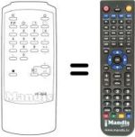 Télécommande équivalente VS A00E