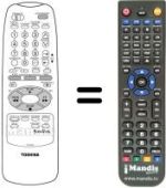 Télécommande équivalente VT-404 G