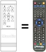 Replacement remote control Magnadyne VTR 8020