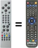 Télécommande équivalente Funai 20A-1100
