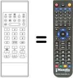 Télécommande équivalente Waltham WT 770