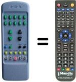 Télécommande équivalente Mivar 21 SF 1 STEREO