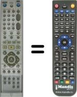 Replacement remote control LG RH-4940 V