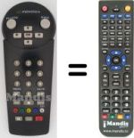 Replacement remote control Thomson DSR 435 TI