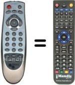 Télécommande équivalente Triax DVB 150