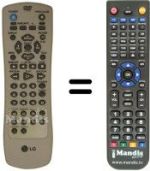 Télécommande équivalente LG DR-4810