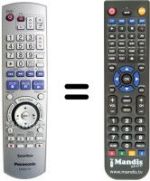 Télécommande équivalente National DMRE-S15