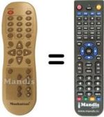Télécommande équivalente Manhattan DSR 5500