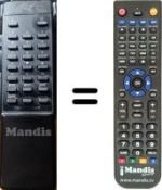 Télécommande équivalente Pace MSP 995
