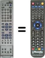 Télécommande équivalente JVC DM-MH 30 SE