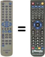 Télécommande équivalente Schaub Lorenz SL D 6000