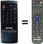 Replacement remote control Kathrein UFD 85