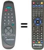 Replacement remote control COLUMBUS WS 55