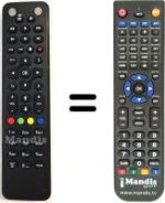 Télécommande équivalente ARIA 7X